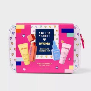 NEW ROLLER RABBIT X TARGET BYOMA Disco Hearts Wave Skincare Set - 90ml/5pc